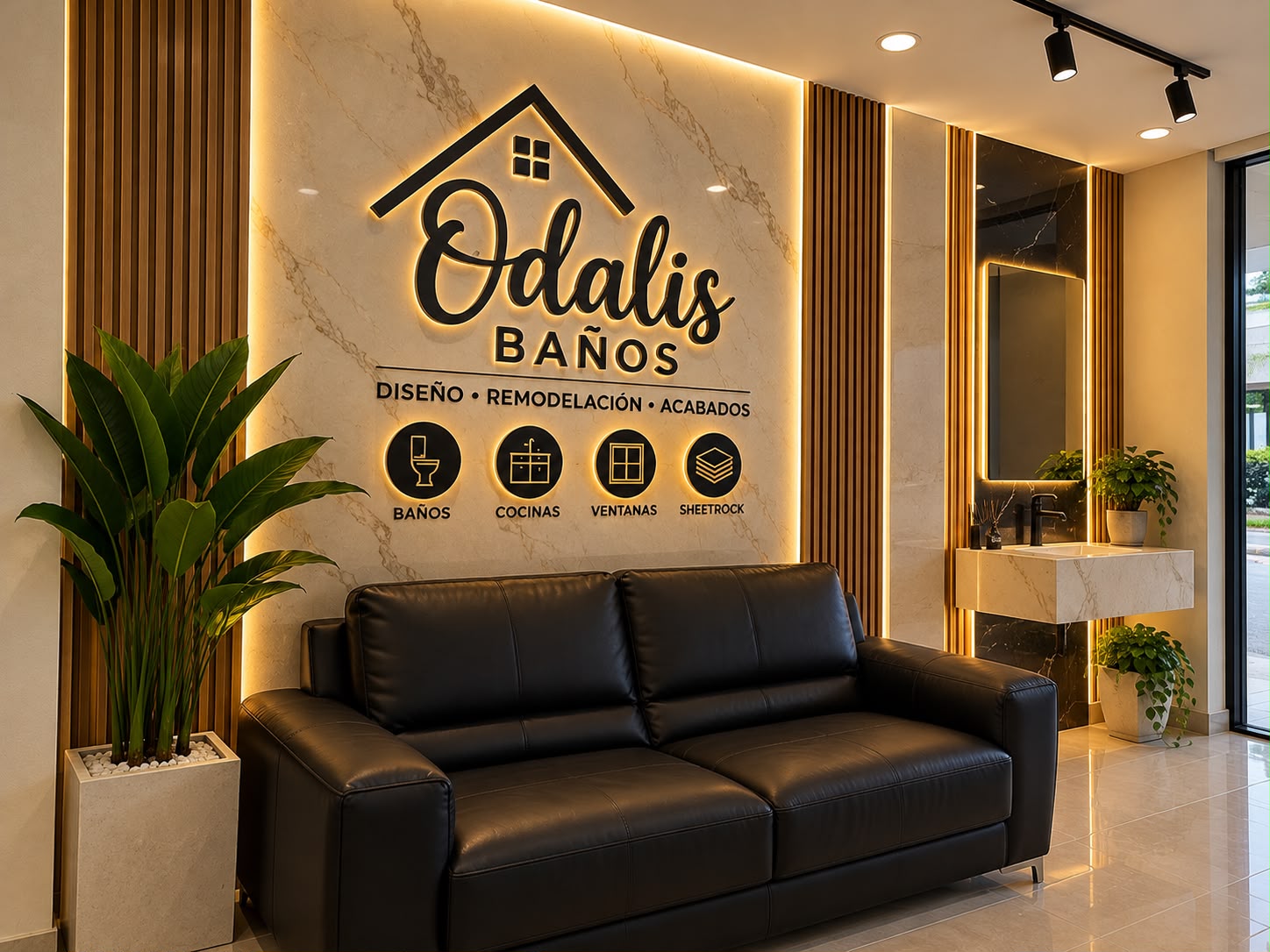 Sala de exhibición Odalys Baños